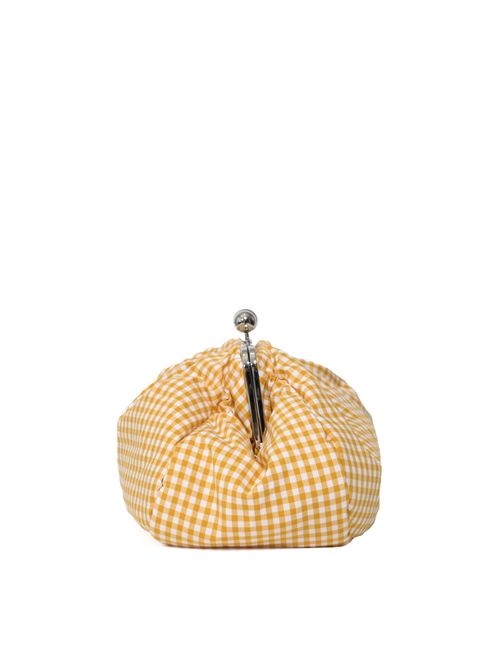 Borsa Pasticcino Bag WKABETA Large in cotone vichy Giallo WEEKEND MAX MARA | 2615511084600001